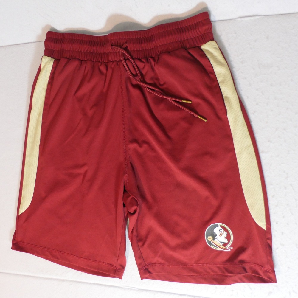 3 Four Men Athletic Shorts XL Red Gold FSU Seminoles NCAA Collegiate Team Spirit